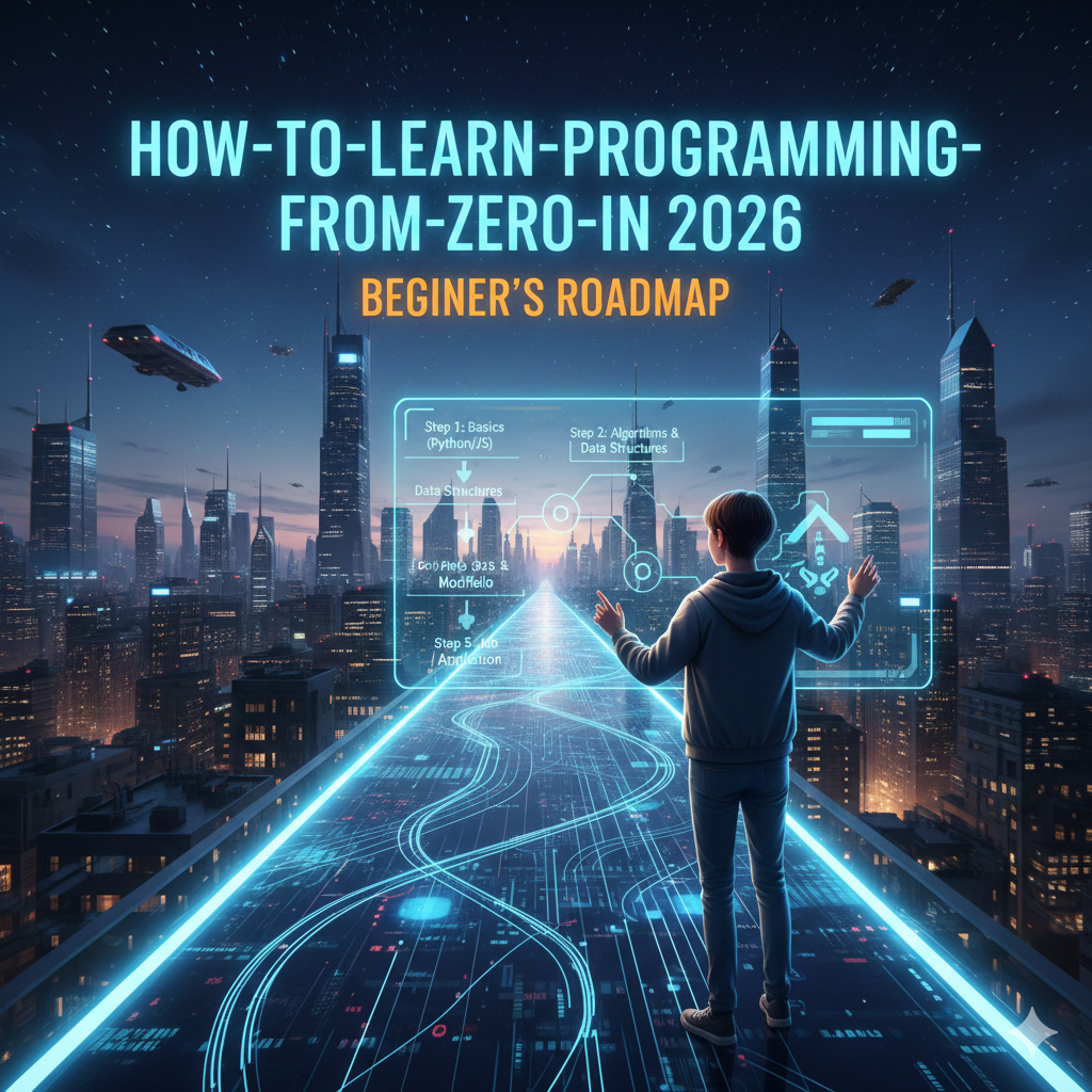 How to Learn Programming from Zero in 2026 (Beginner’s Roadmap)
